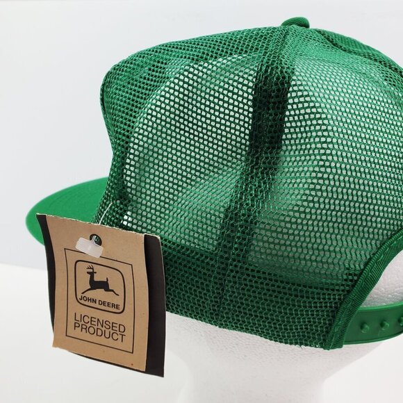 John Deere Vintage Snapback Hat K-Products Full Mesh Greenline Service Patch NWT - Picture 11 of 13